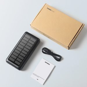 IPX5 Solar Powered Portable Charger 30000mAh Battery Pack For IPhone 9